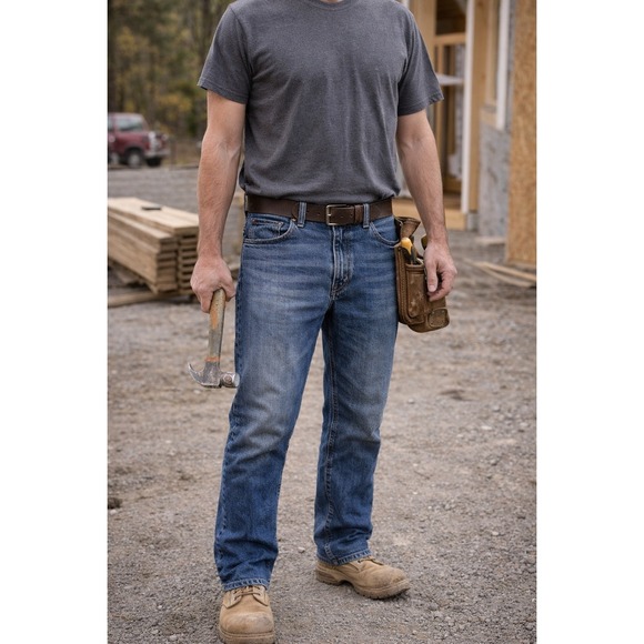 Kirkland Signature Other - Kirkland Signature Jeans Men's 33x28 (tag 34x30)‎ Reg Fit Straight Leg Workwear
